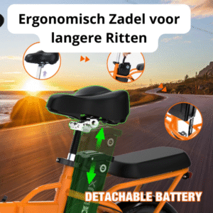Voxaro v4 Pro E-Vouwfiets 16inch Oranje
